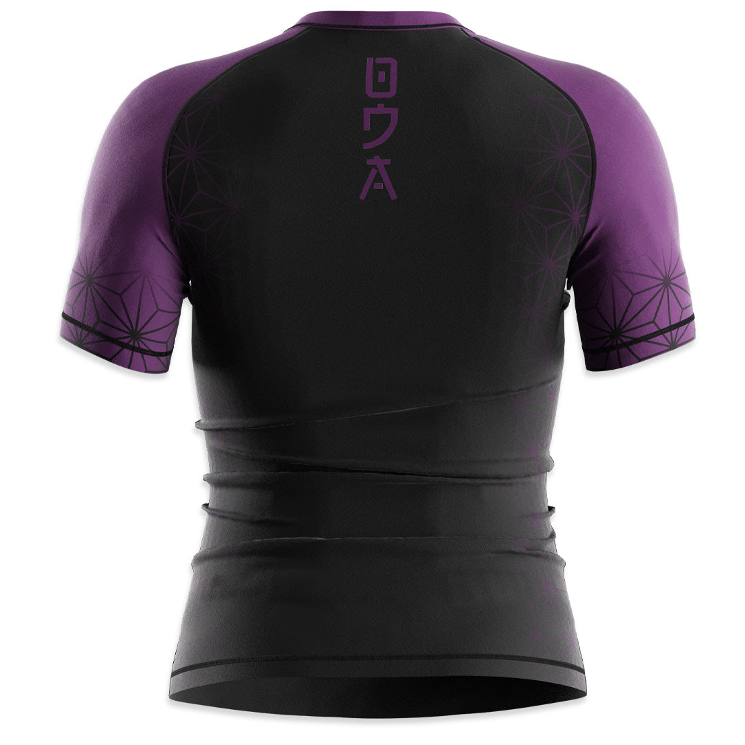 "Miura" JiuJitsu IBJJF Ranked Purple Rash Guard